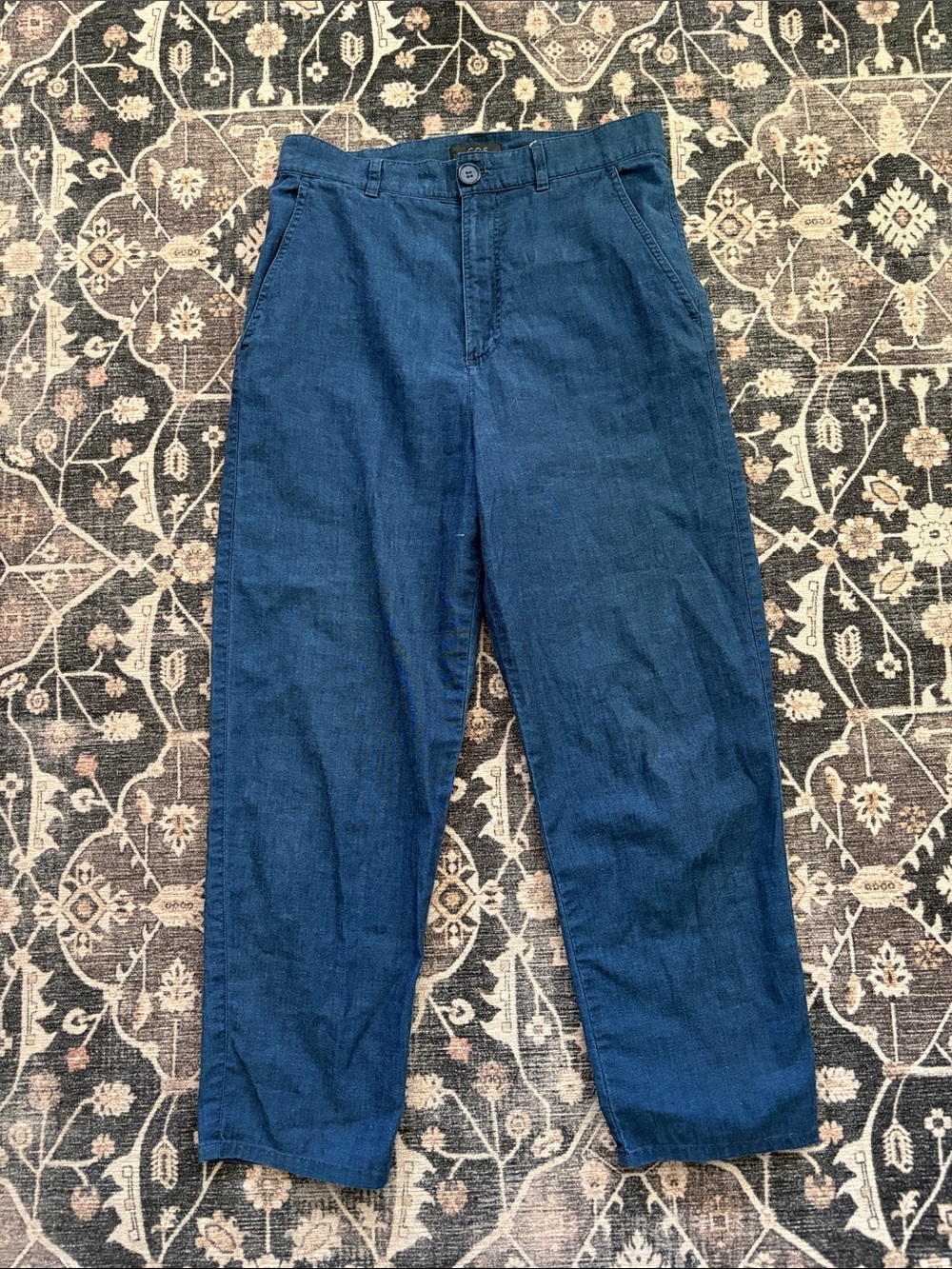 COS linen blend pant Size 2
